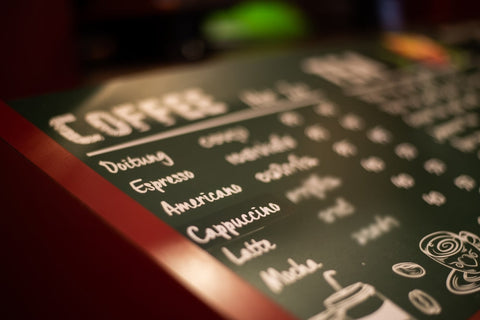 เมนูกาแฟ มีอะไรบ้าง