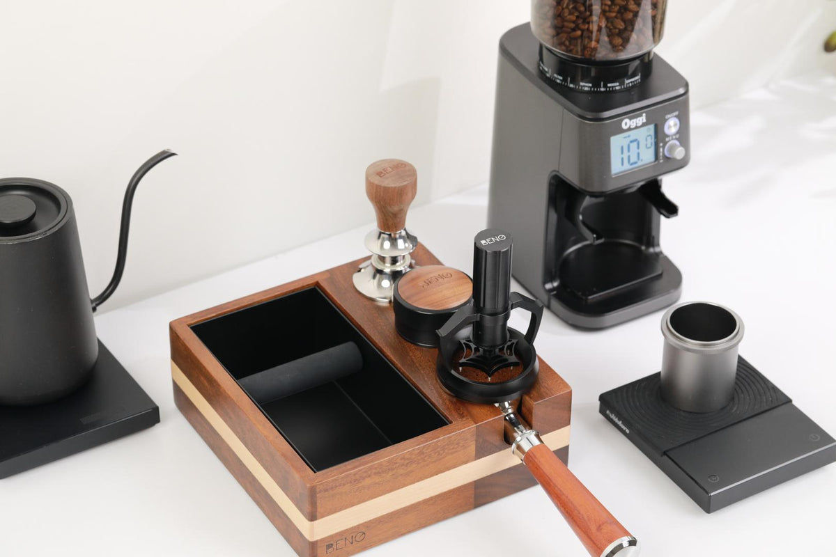 Electric Needle Spinner เข็มเกลี่ยกาแฟไฟฟ้าแบบอัตโนมัติ สำหรับก้านชง 58 มิล ใช้ได้กับบาสเก็ต 1+2 ช๊อต