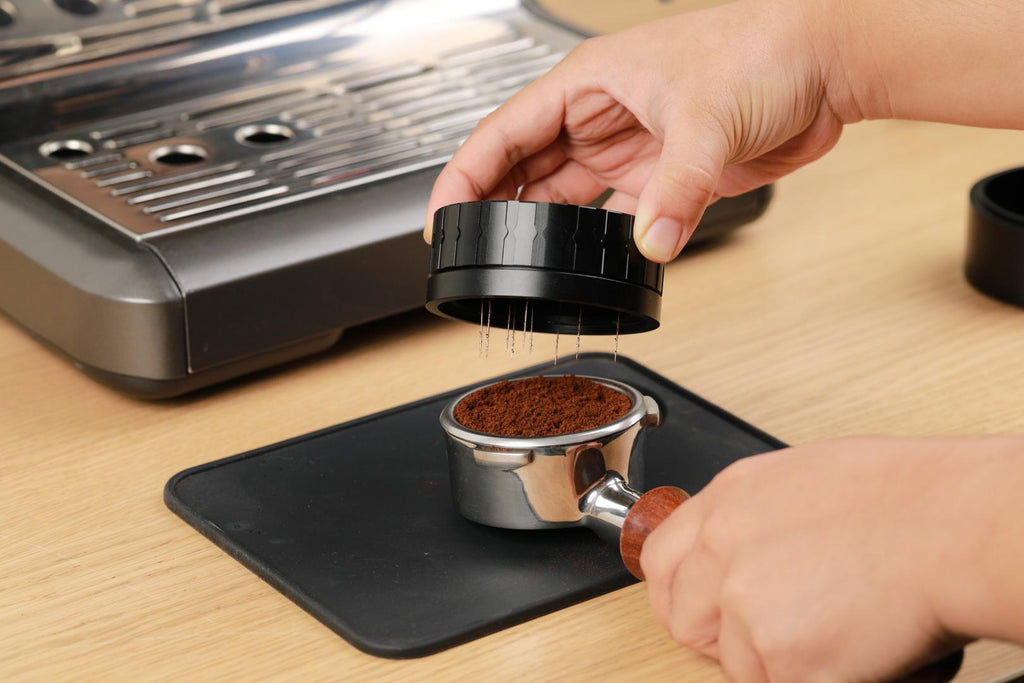 GALAXY WDT Needle Spinner เข็มเกลี่ยผงกาแฟ แบบเฟือง หมุนวนไม่ซ้ำต่ำแหน่งเกลี่ยกาแฟให้กระจายตัวทั่วบาสเก็ต