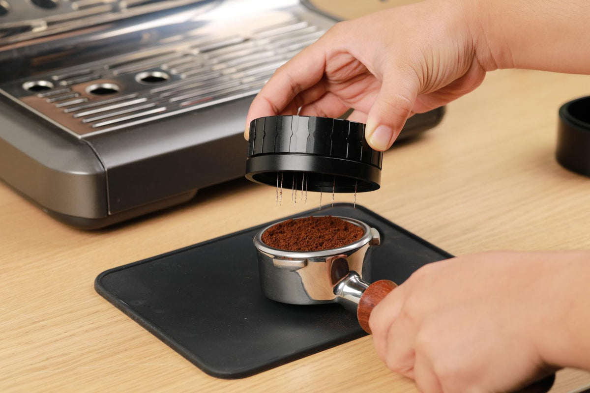 GALAXY WDT Needle Spinner เข็มเกลี่ยผงกาแฟ แบบเฟือง หมุนวนไม่ซ้ำต่ำแหน่งเกลี่ยกาแฟให้กระจายตัวทั่วบาสเก็ต