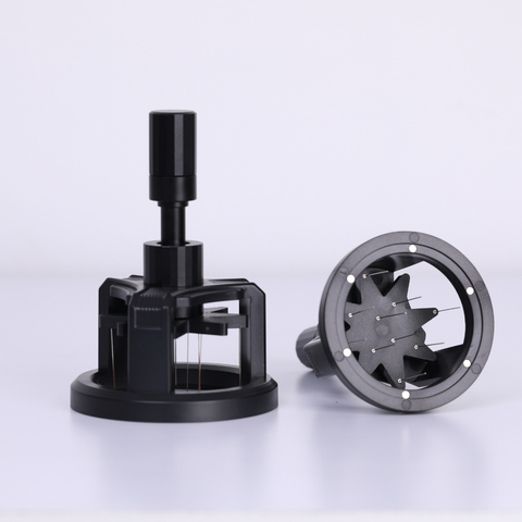 Beno Rullet Needle Spinner ที่หมุนเกลี่ยผงกาแฟสำหรับก้านชงขนาด 51 53 58 ช่วยให้ผงกาแฟกระจายตัวทั่วบาสเก็ต ปรับความลึกได้