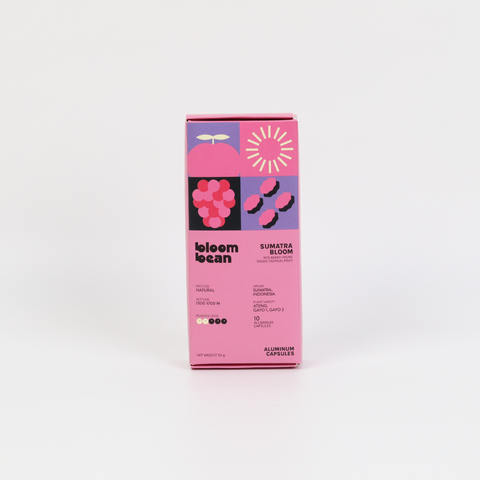 กาแฟแคปซูล Bloom Bean ถัวยอลูมิเนียม ใช้กับเครื่องชงทุกยี่ห้อที่ใช้แคปซูลขนาดเล็ก Nespresso กล่องละ 10 แคปซูล อร่อยตรงปก