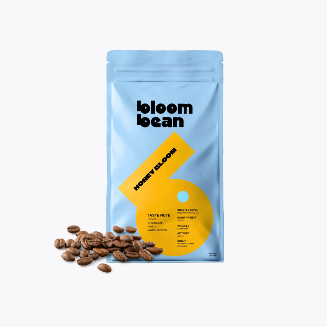 เมล็ดกาแฟ Bloom Bean Honey Bloom