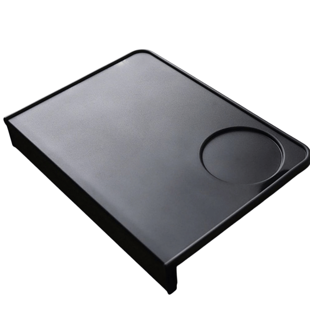 Coffee Tamping Mat Rubber Silicone แบบเข้ามุมโต๊ะ และแบบเรียบสี่เหลี่ยม