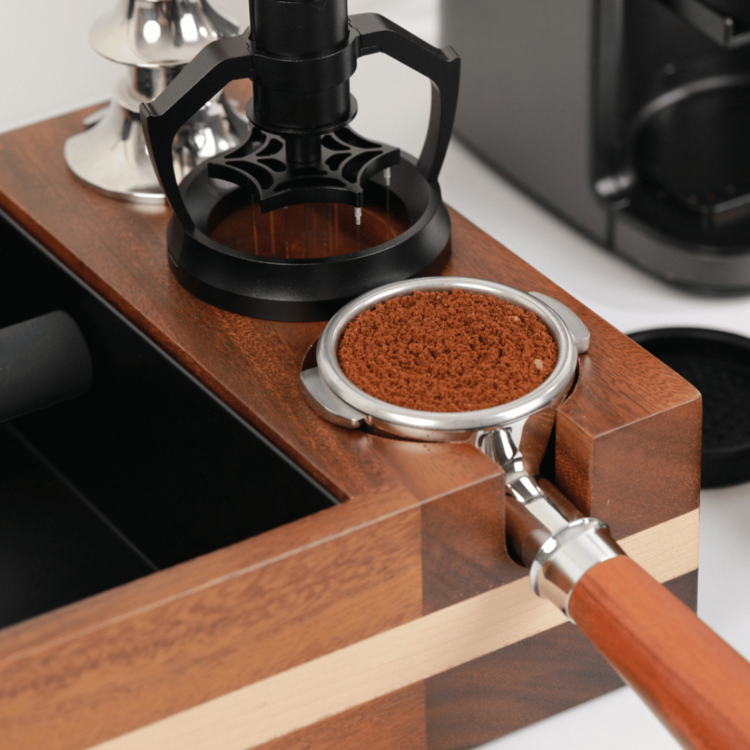 Electric Needle Spinner เข็มเกลี่ยกาแฟไฟฟ้าแบบอัตโนมัติ สำหรับก้านชง 58 มิล ใช้ได้กับบาสเก็ต 1+2 ช๊อต